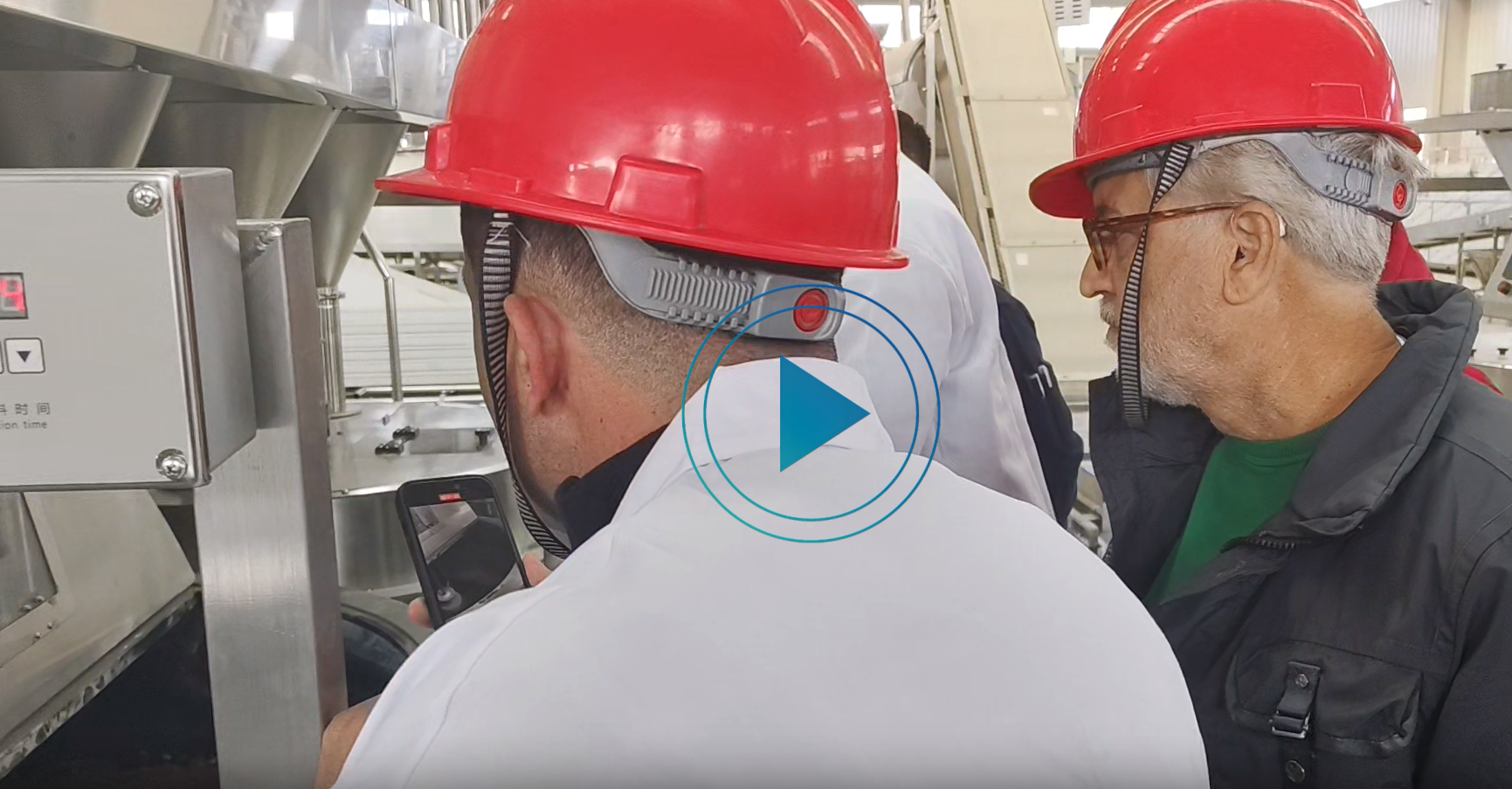 巴西客户裹衣机试机